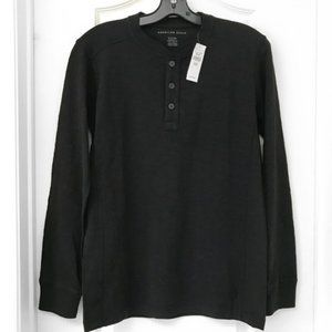 American Eagle - Cozy Casual 3 Button Longsleeve Pullover